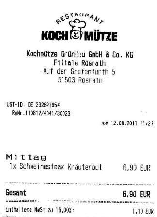 mned Hffner Kochmtze Restaurant